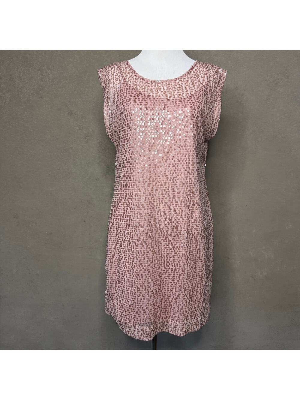 LC Lauren Conrad Pink Sequin Cocktail Party Dress Size 4